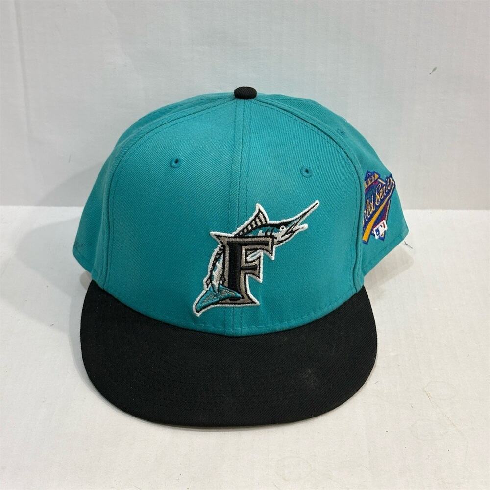 New Era 59FIFTY Florida Marlins Fitted Cap Teal/Black 1997 World Series